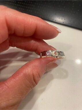 Women’s Silver ‘Millie’ Name Band/Ring Size 8.5